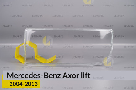 Стекло фары Mercedes-Benz Axor (2004-2013) рест левое
