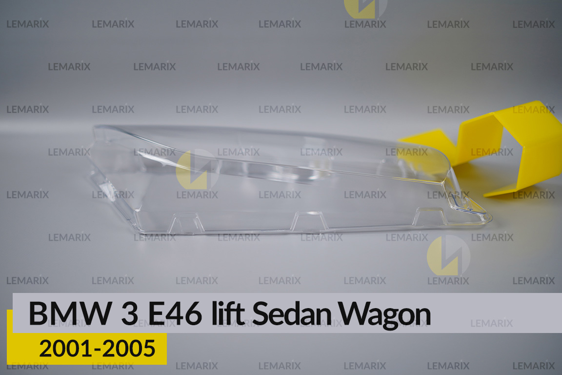 Скло фари BMW 3 E46 Sedan Wagon (2001-2005) рест праве