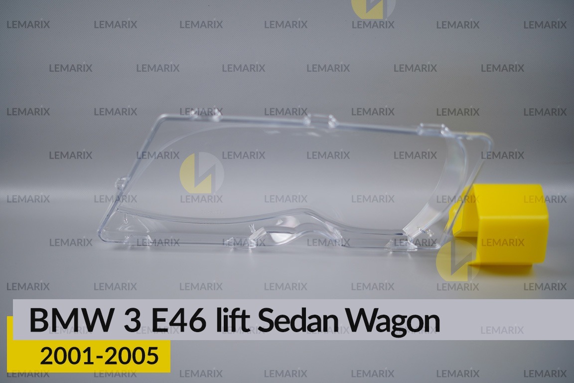 Скло фари BMW 3 E46 Sedan Wagon (2001-2005) рест праве
