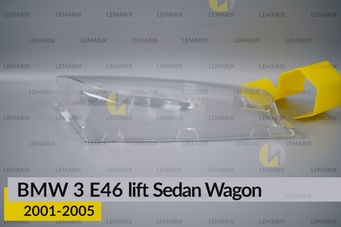 Скло фари BMW 3 E46 Sedan Wagon (2001-2005) рест праве