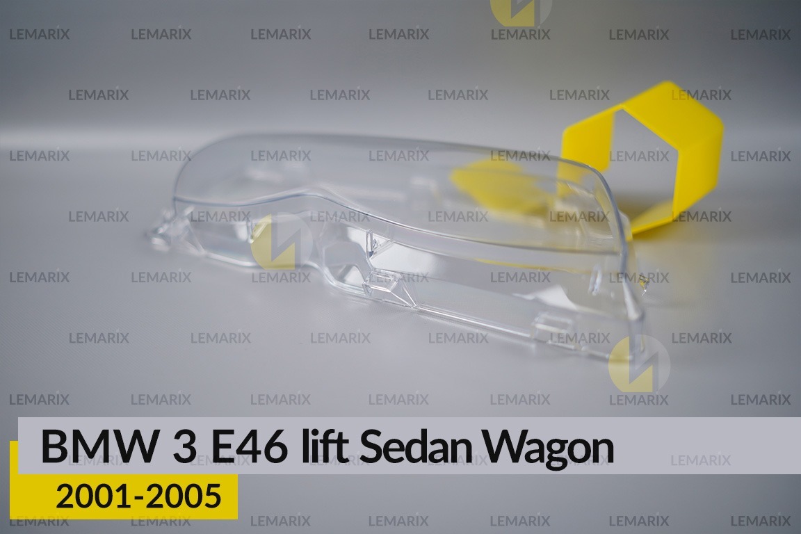 Скло фари BMW 3 E46 Sedan Wagon (2001-2005) рест праве