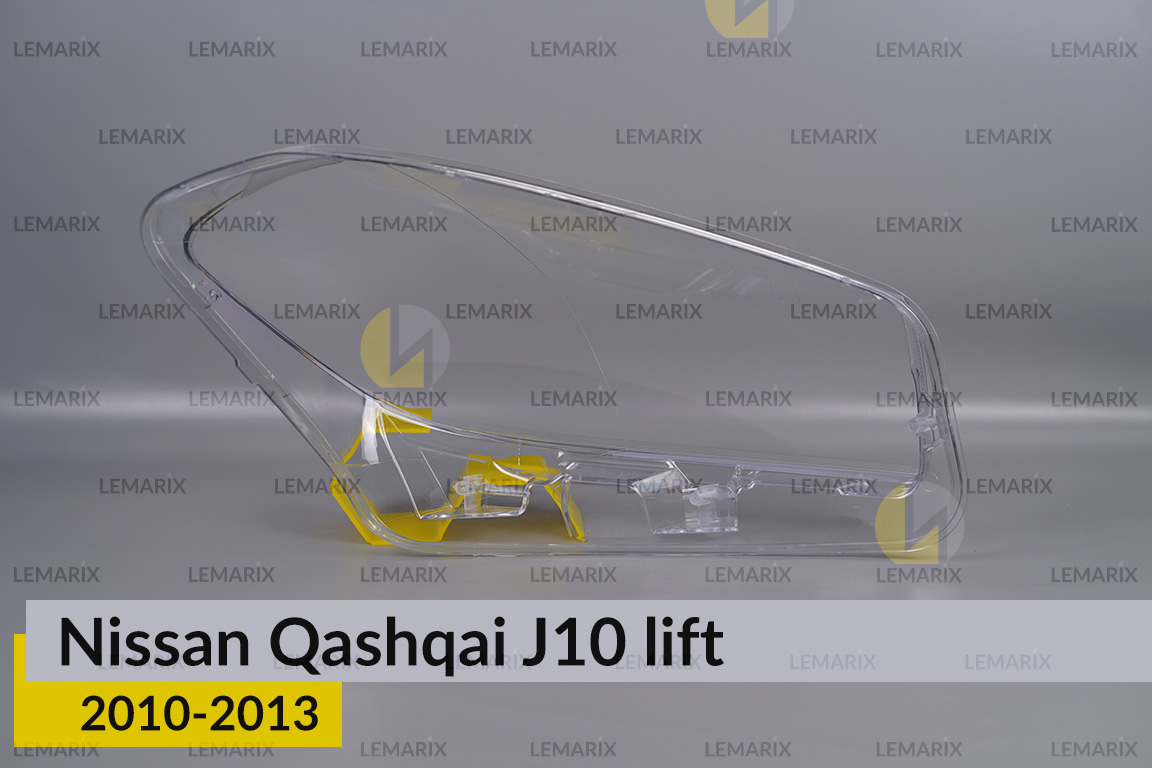Стекло фары Nissan Qashqai J10 (2010-2013) рест левое