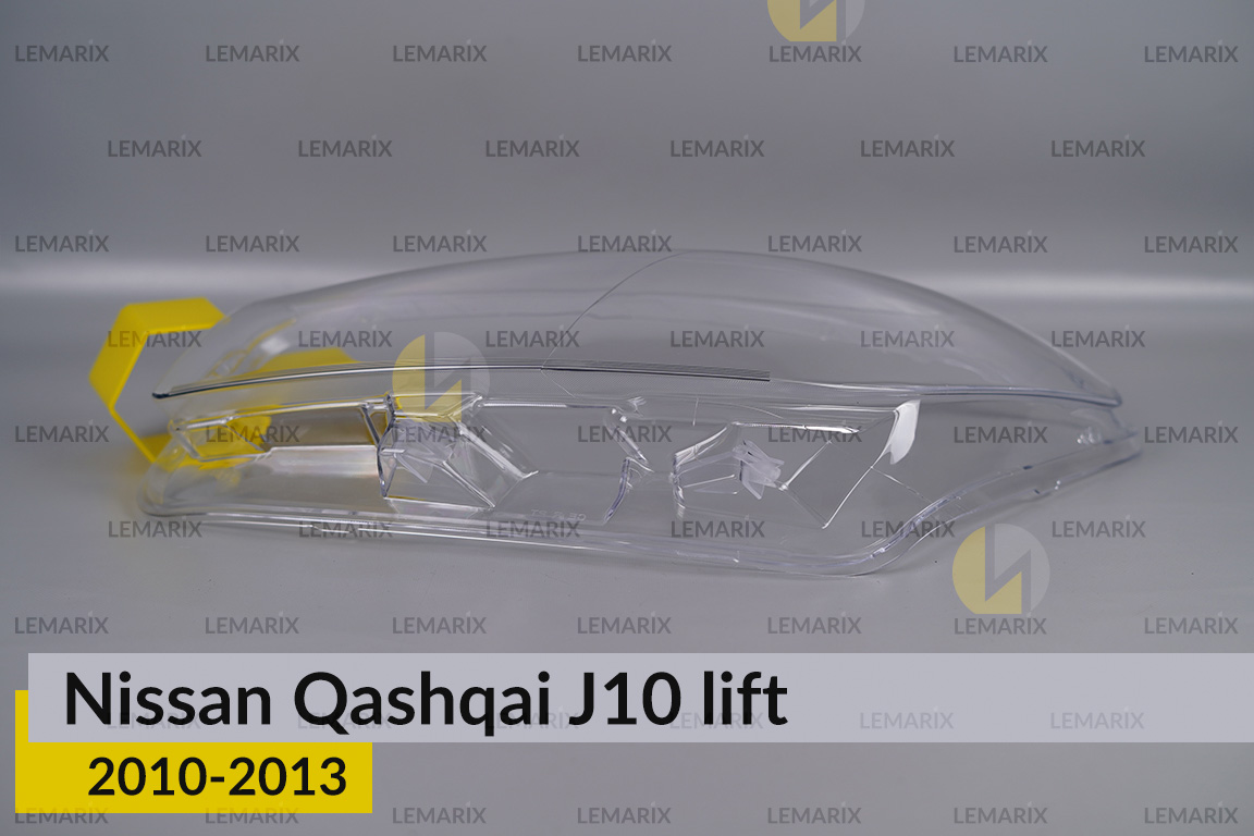 Стекло фары Nissan Qashqai J10 (2010-2013) рест левое