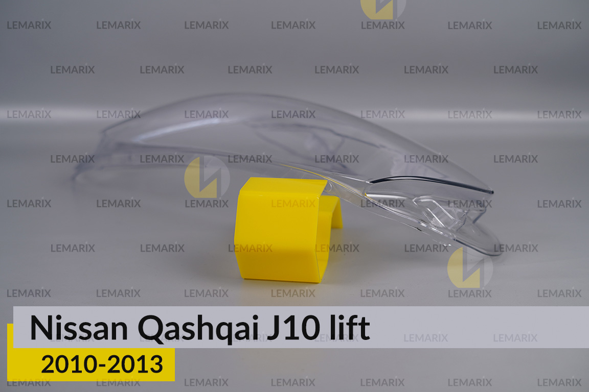 Стекло фары Nissan Qashqai J10 (2010-2013) рест левое