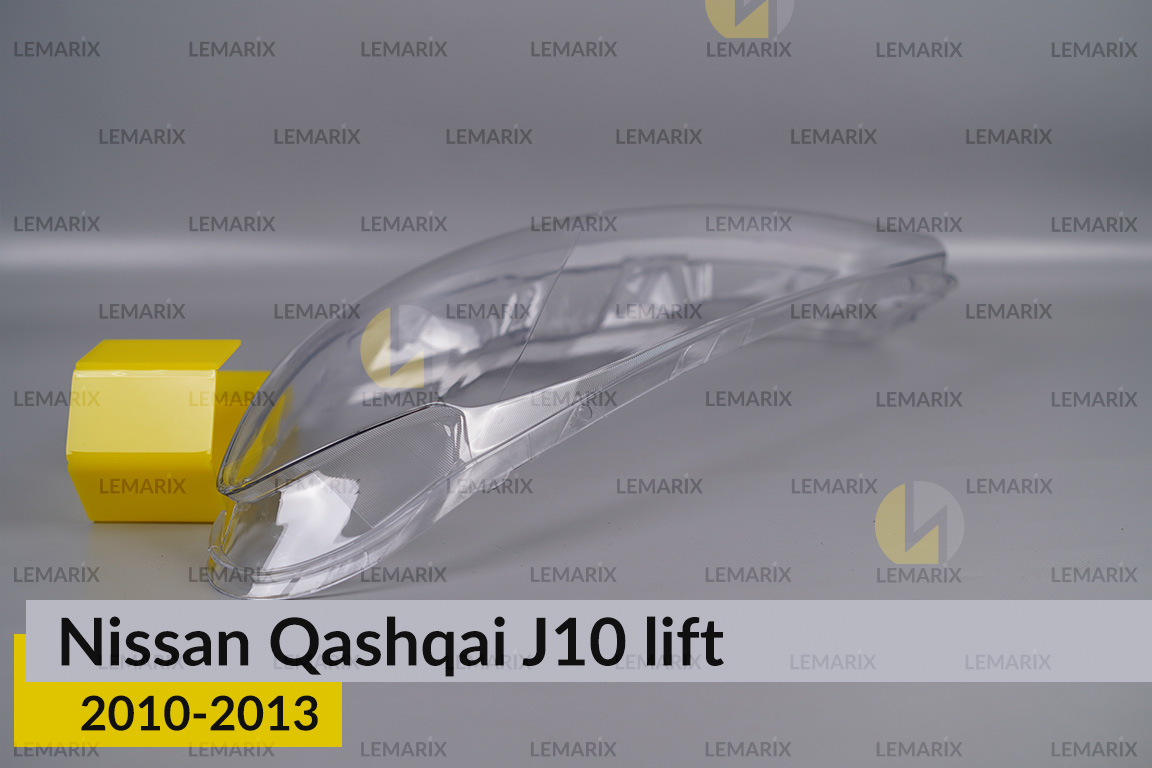 Стекло фары Nissan Qashqai J10 (2010-2013) рест левое