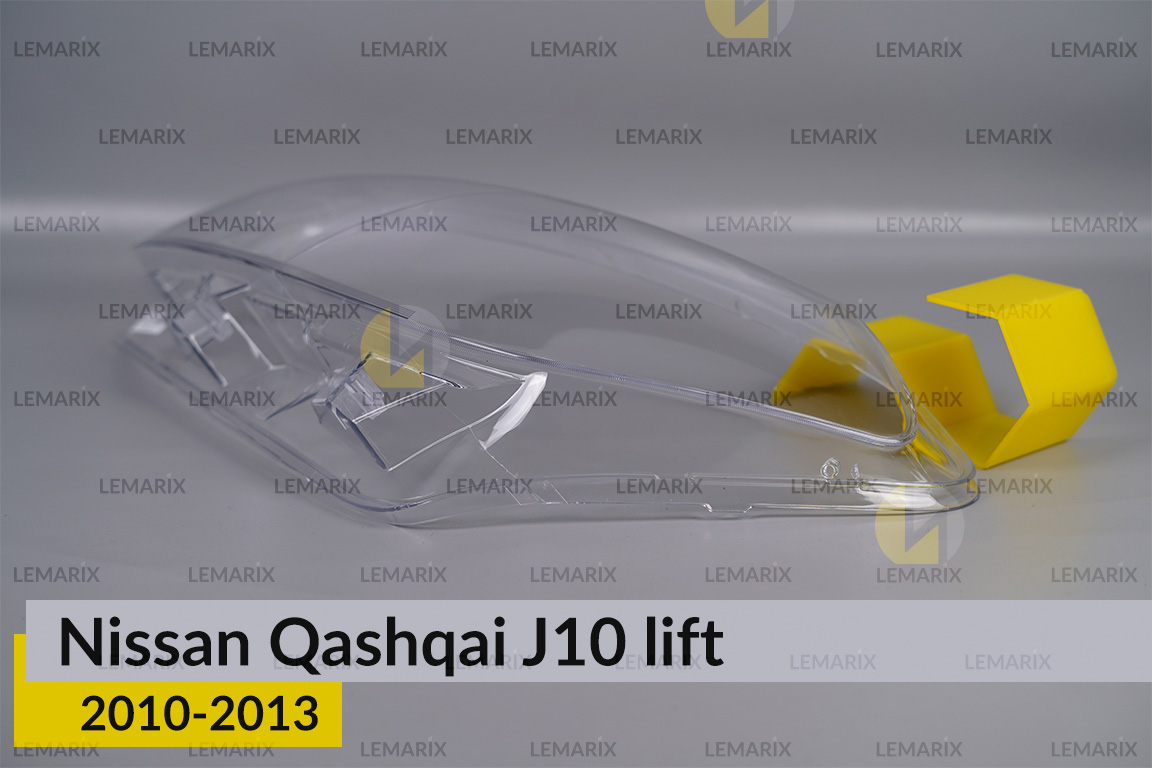 Стекло фары Nissan Qashqai J10 (2010-2013) рест левое