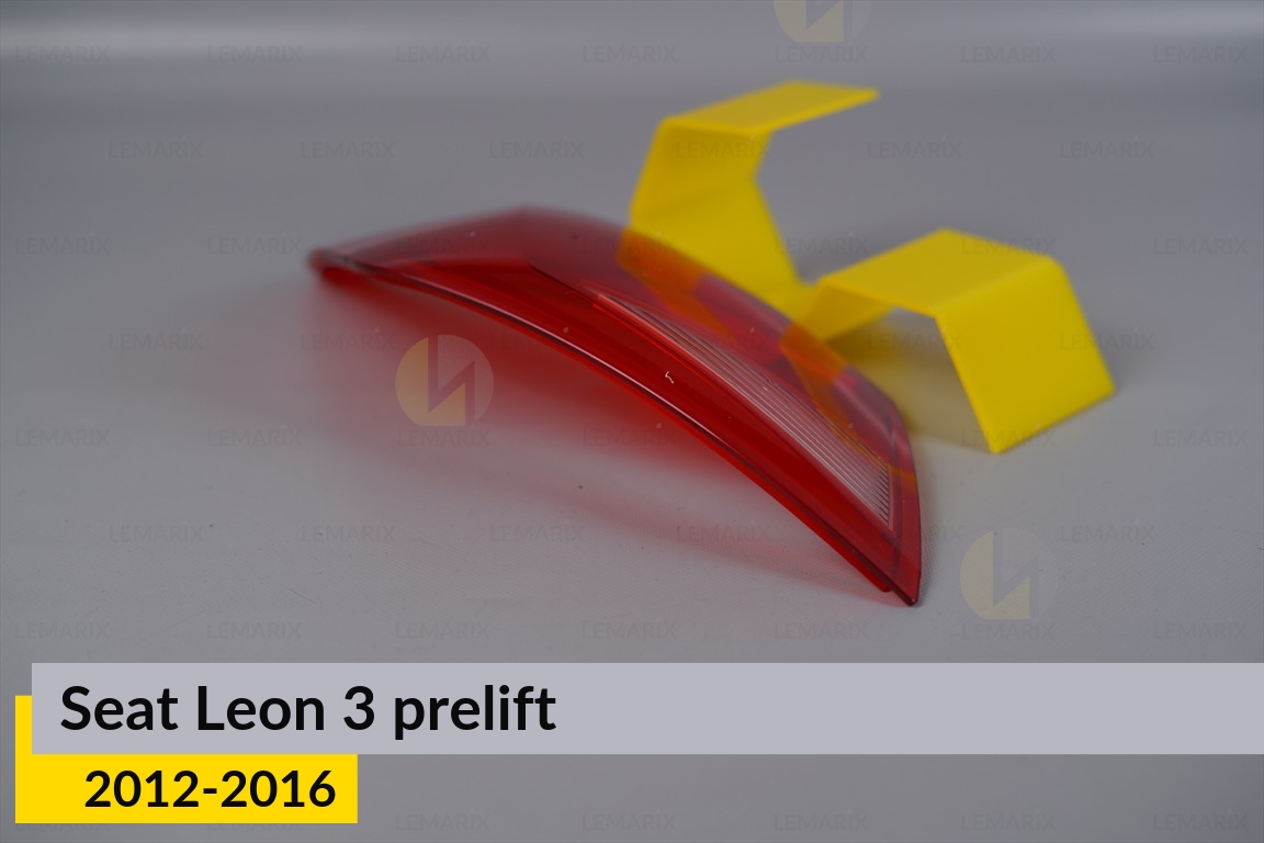 Скло заднього ліхтаря зовнішнє в крилі Seat Leon 3 (2012-2016) дорест ліве