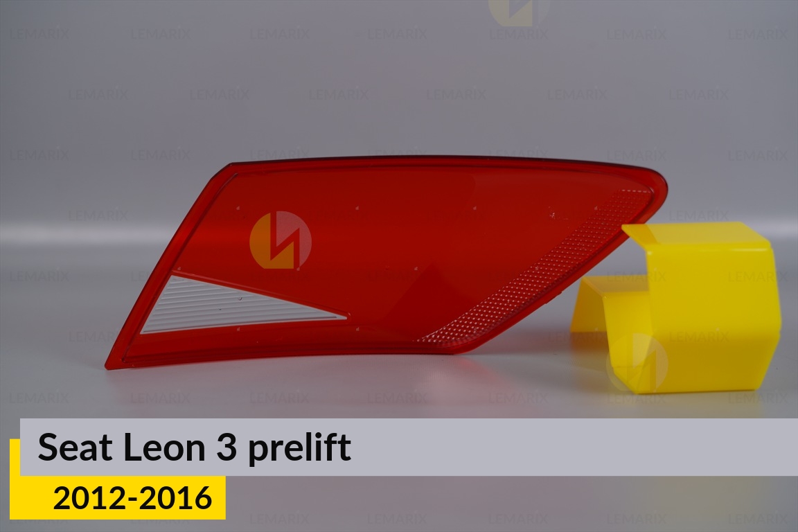 Скло заднього ліхтаря зовнішнє в крилі Seat Leon 3 (2012-2016) дорест ліве