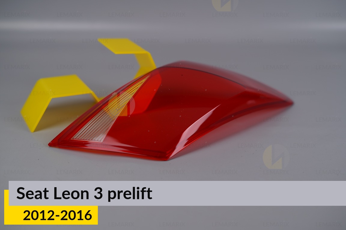 Скло заднього ліхтаря зовнішнє в крилі Seat Leon 3 (2012-2016) дорест ліве