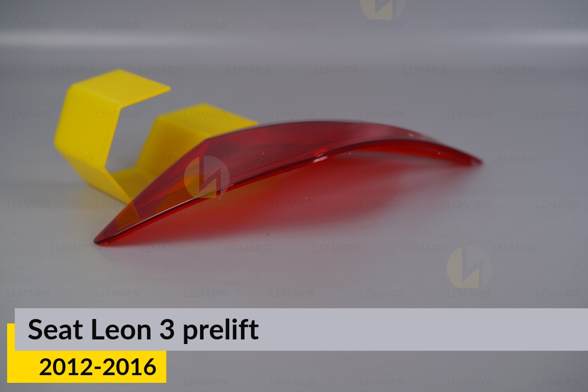 Скло заднього ліхтаря зовнішнє в крилі Seat Leon 3 (2012-2016) дорест ліве