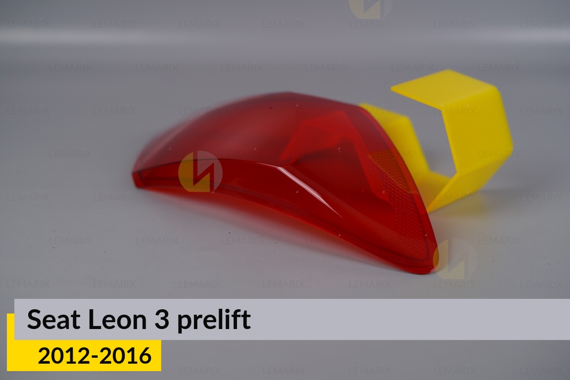 Скло заднього ліхтаря зовнішнє в крилі Seat Leon 3 (2012-2016) дорест ліве