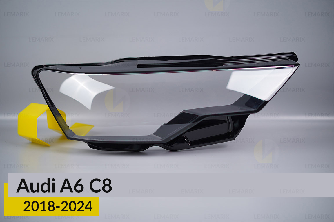 Скло фари Audi A6 C8 (2018-2024) праве