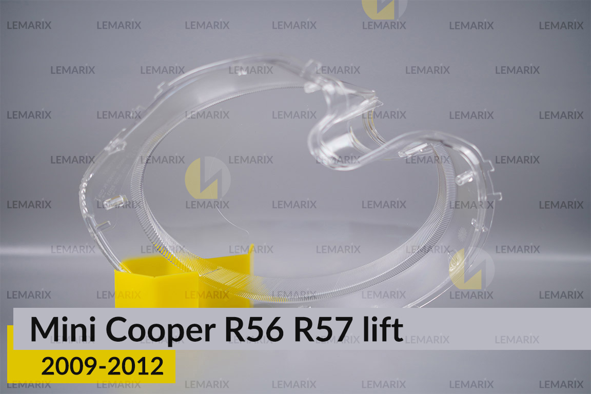 Стекло фары Mini Cooper Hatch Cabrio R56 R57 (2009-2012) рест левое