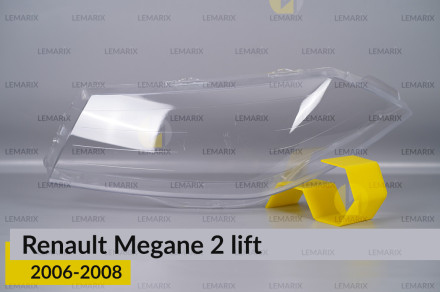 Стекло фары Renault Megane 2 (2006-2008) рест левое