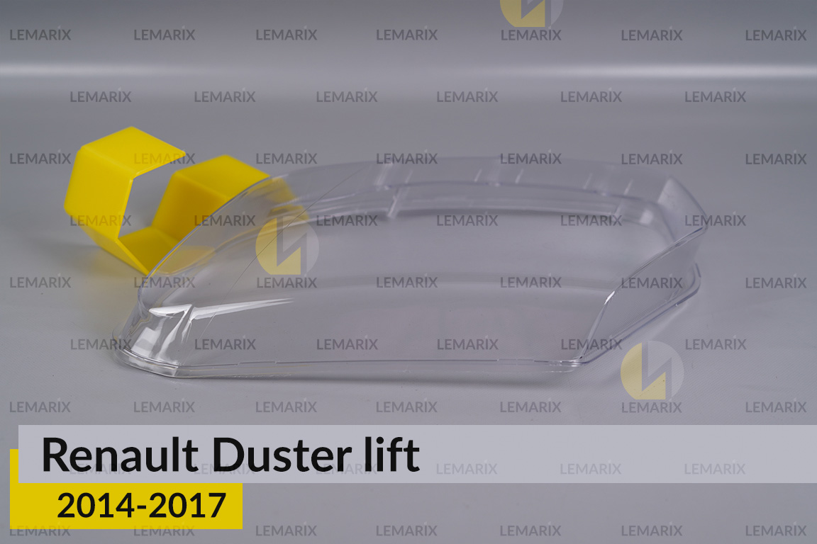 Скло фари Renault Duster (2014-2017) рест ліве