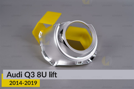 Хромована маска лінзи Audi Q3 8U (2014-2019) рест права