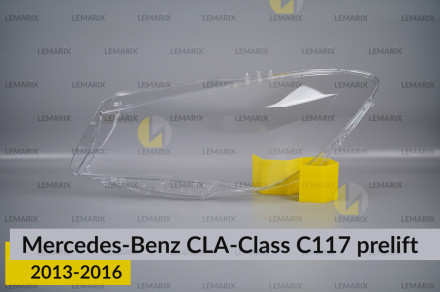 Скло фари Mercedes-Benz CLA-Class C117 (2013-2016) дорест ліве