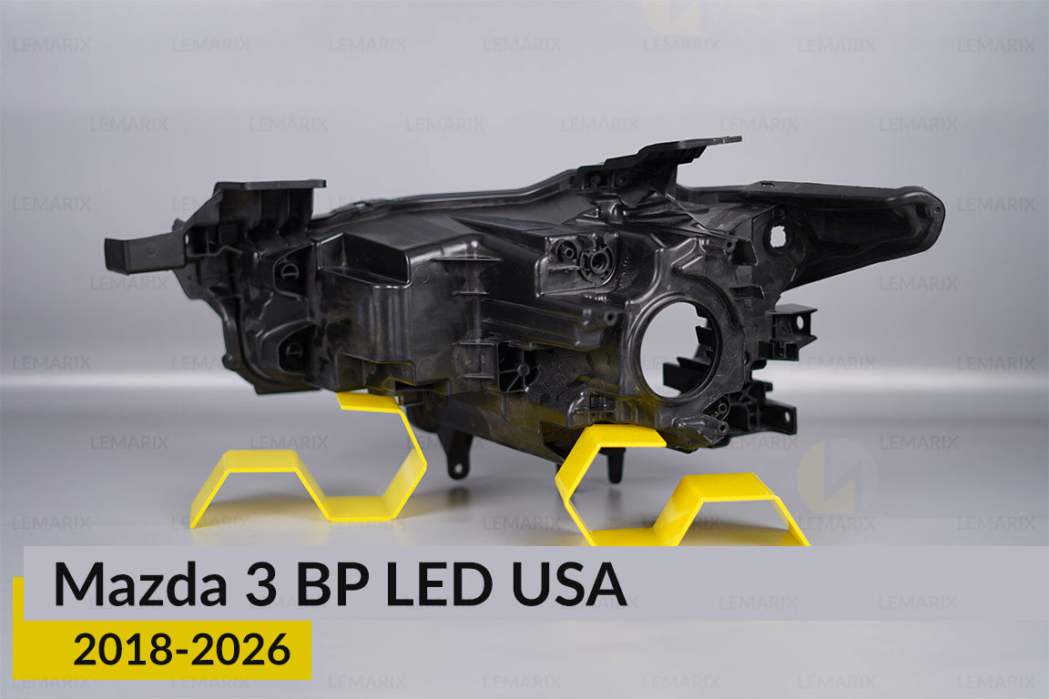 Корпус фари Mazda 3 BP LED USA (2018-2026) правий