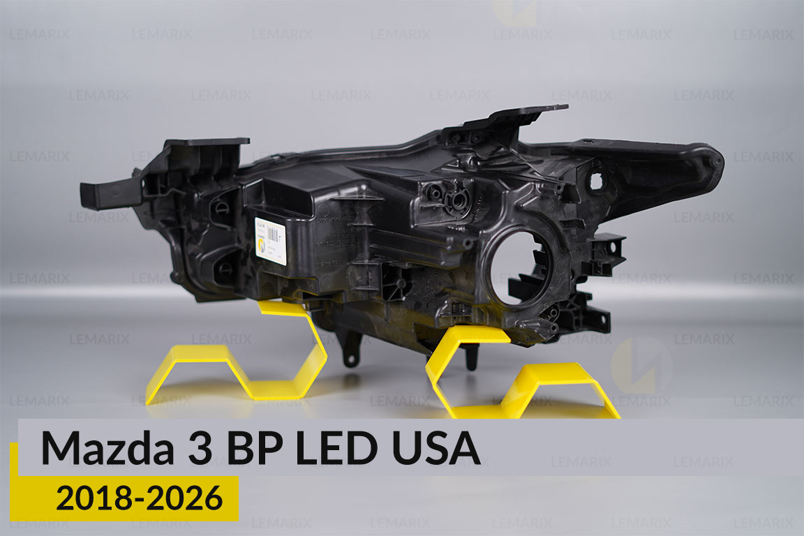 Корпус фари Mazda 3 BP LED USA (2018-2026) правий