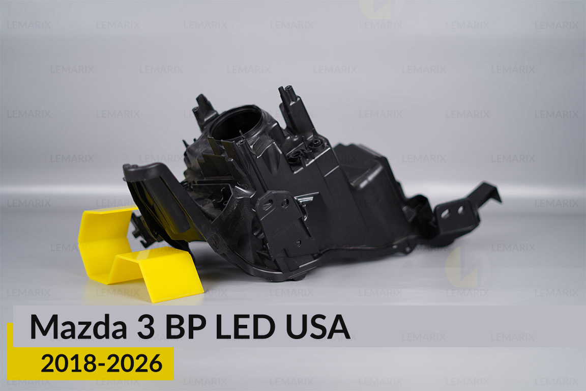 Корпус фари Mazda 3 BP LED USA (2018-2026) правий