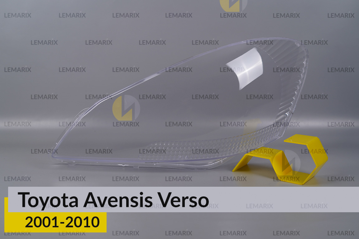 Скло фари Toyota Avensis Verso (2001-2010) ліве