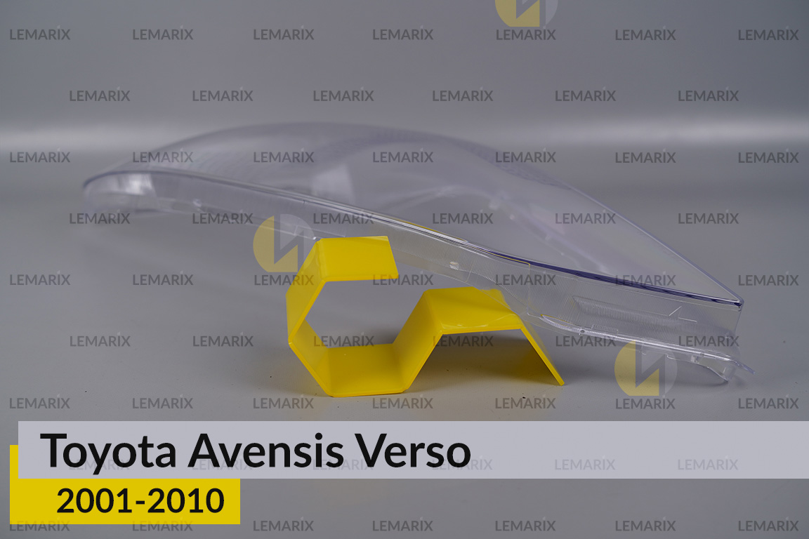 Скло фари Toyota Avensis Verso (2001-2010) ліве
