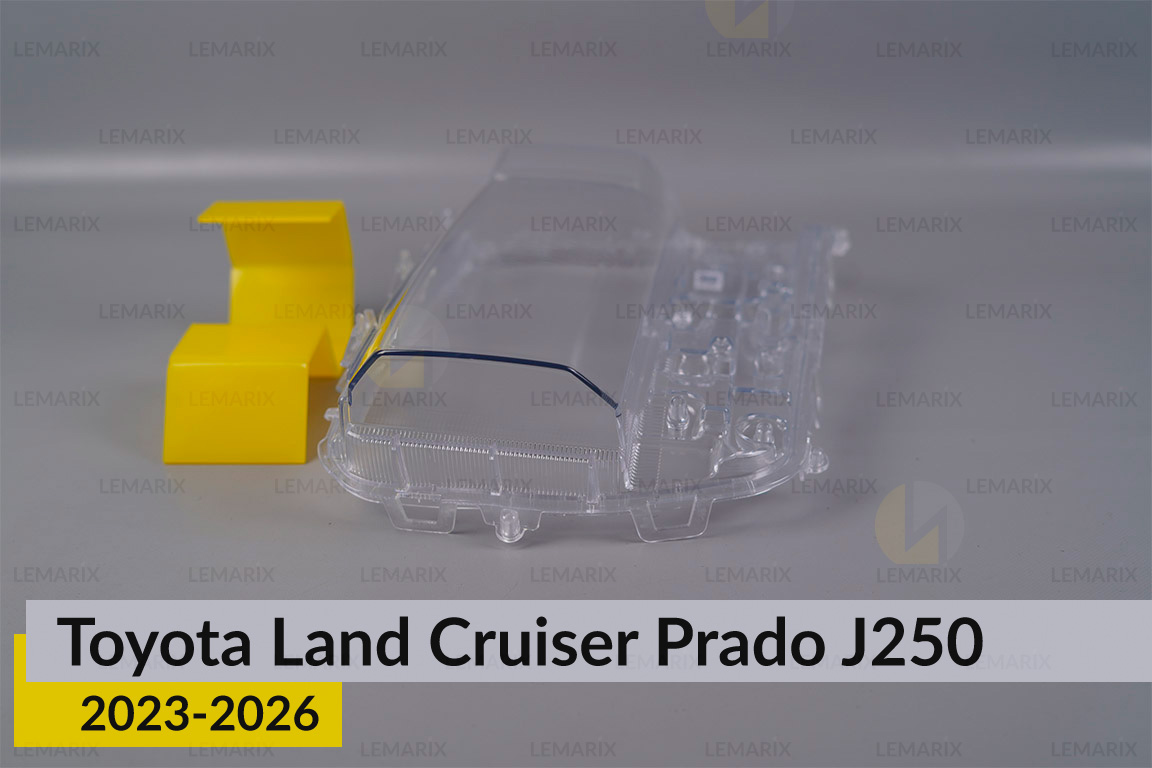 Стекло фары Toyota Land Cruiser Prado J250 (2023-2026) левое