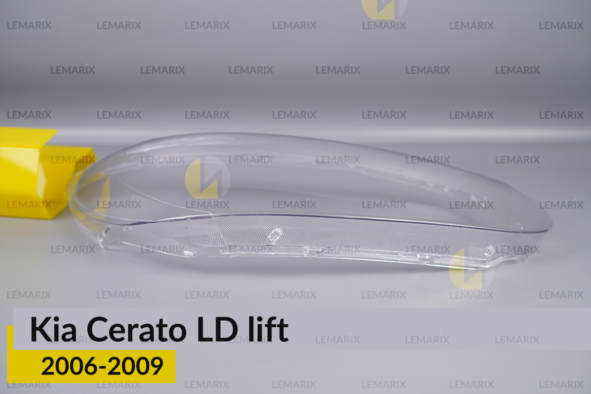 Стекло фары Kia Cerato LD (2006-2009) рест правое
