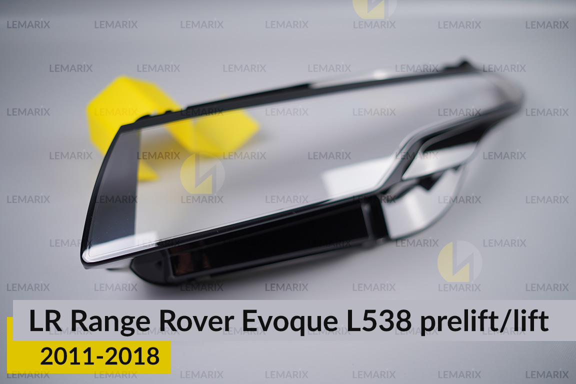Скло фари Land Rover Range Rover Evoque L538 (2011-2018) дорест/рест ліве
