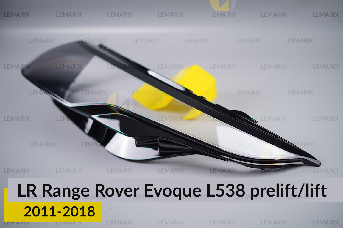 Скло фари Land Rover Range Rover Evoque L538 (2011-2018) дорест/рест ліве