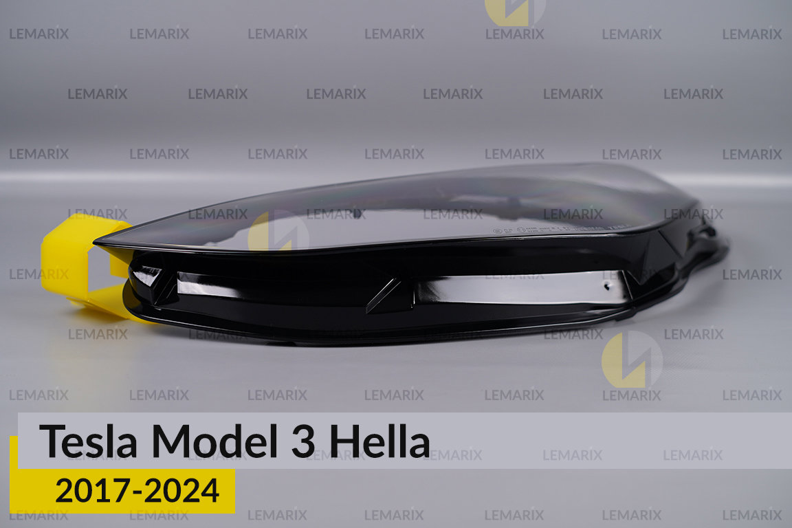Скло фари Tesla Model 3 Hella (2017-2023) ліве
