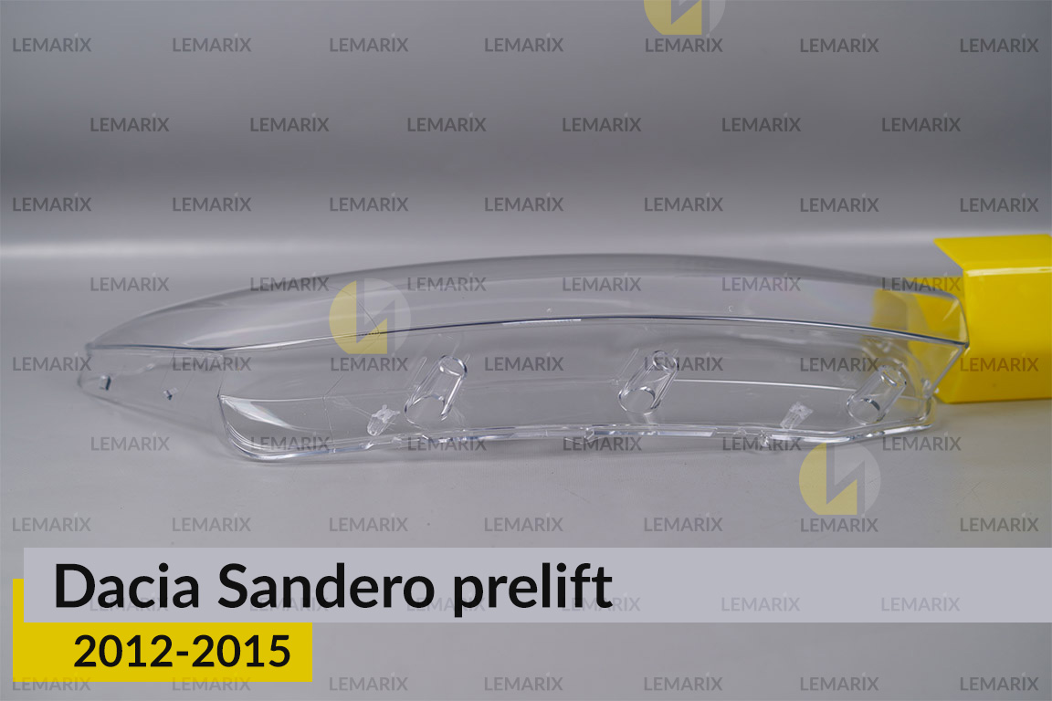 Скло фари Dacia Sandero (2012-2015) дорест праве
