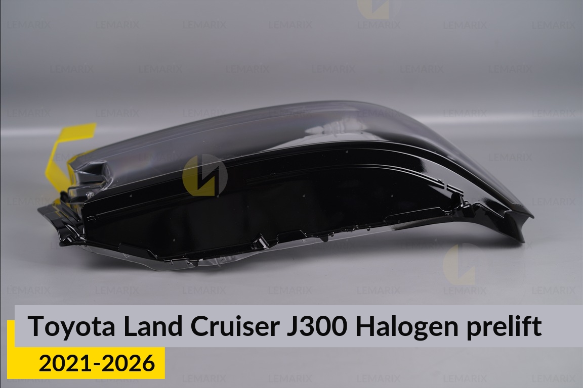 Скло фари Toyota Land Cruiser J300 Halogen (2021-2026) дорест праве
