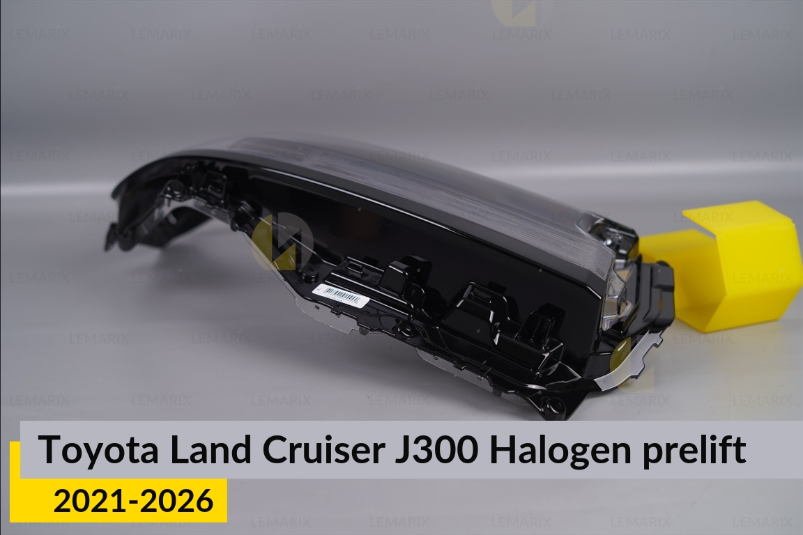 Скло фари Toyota Land Cruiser J300 Halogen (2021-2026) дорест праве