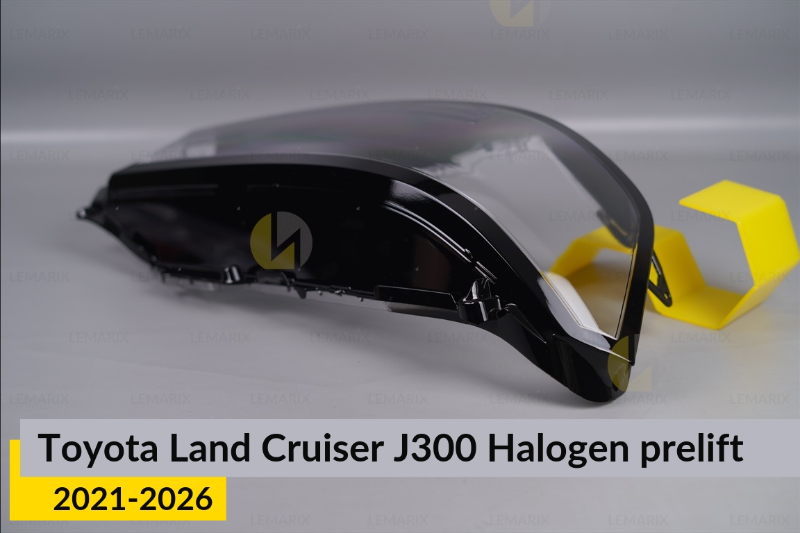 Скло фари Toyota Land Cruiser J300 Halogen (2021-2026) дорест праве