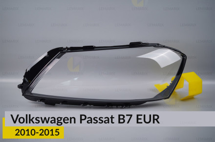 Стекло фары VW Volkswagen Passat B7 EUR (2010-2015) левое