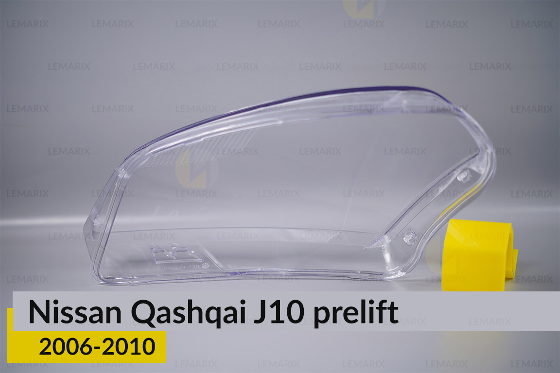 Стекло фары Nissan Qashqai J10 (2006-2010) дорест правое