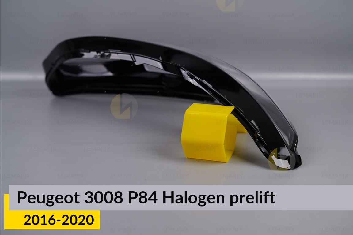 Стекло фары Peugeot 3008 P84 Halogen (2016-2020) дорест правое