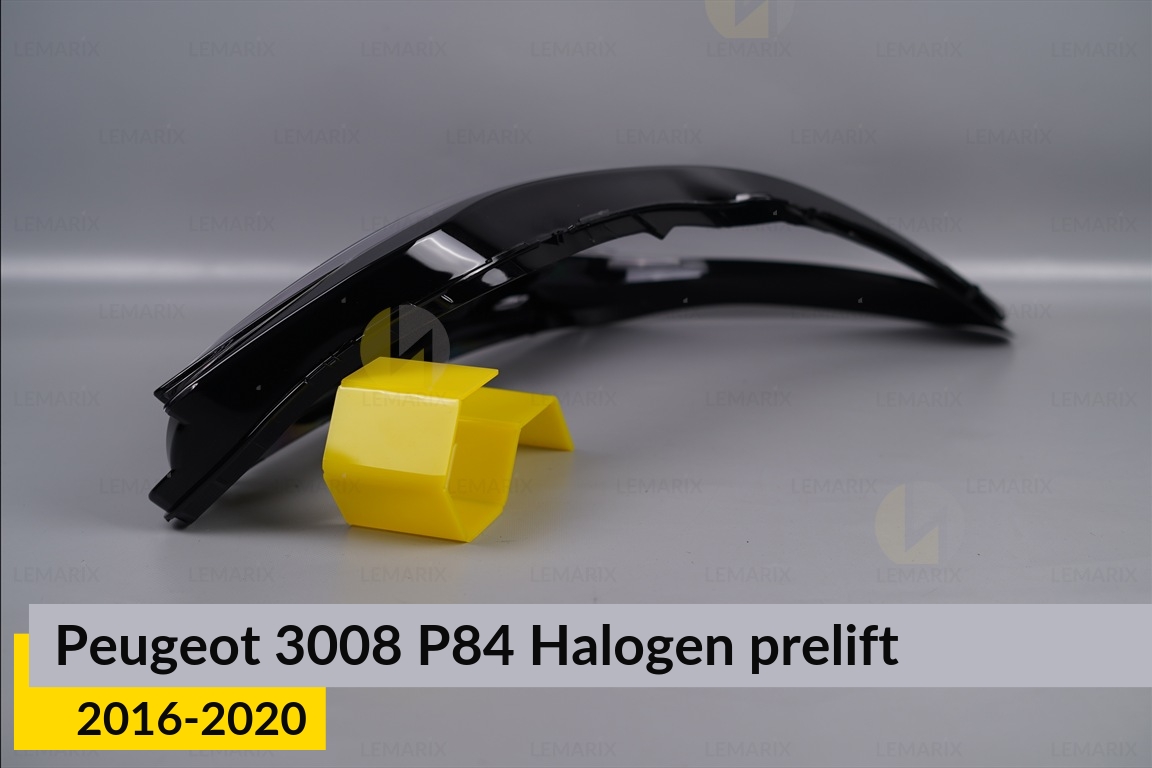 Стекло фары Peugeot 3008 P84 Halogen (2016-2020) дорест правое