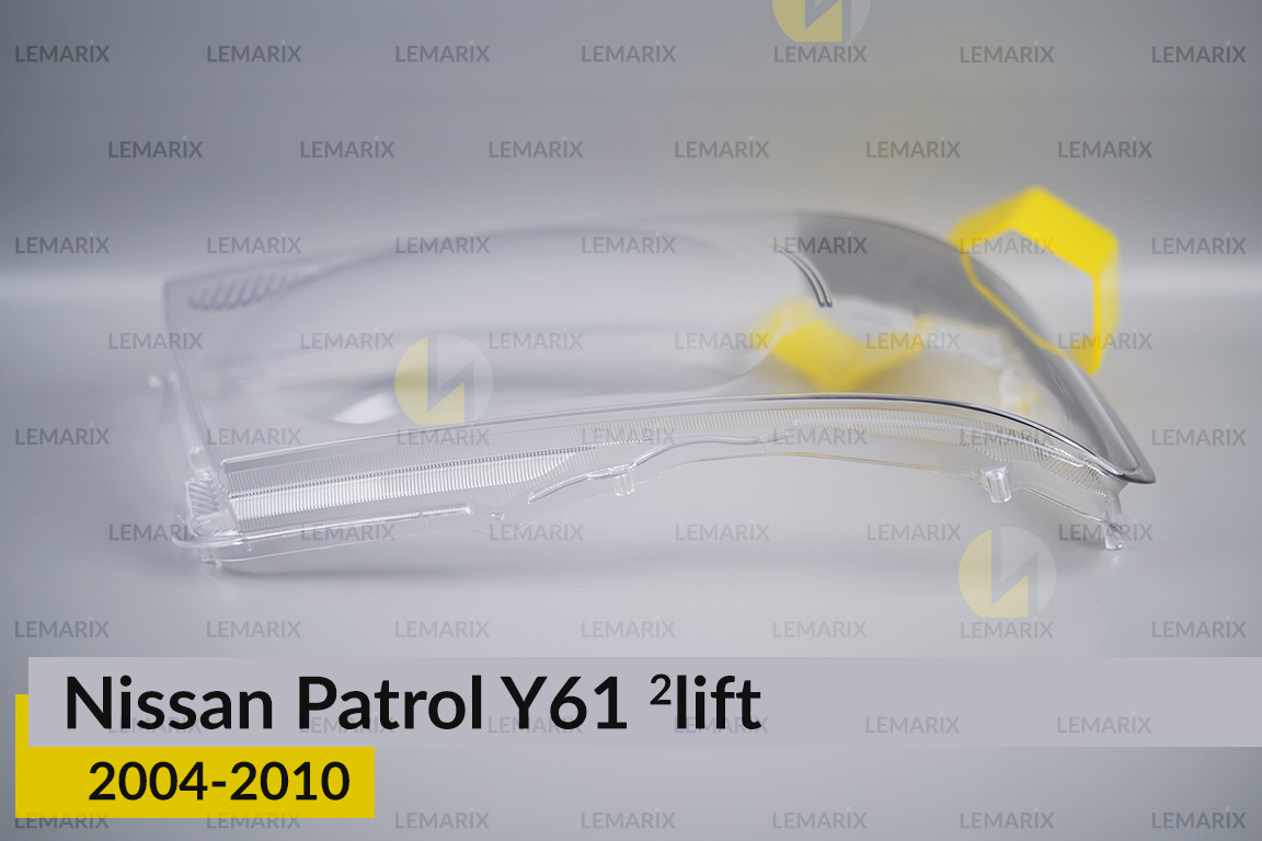 Стекло фары Nissan Patrol Y61 (2004-2010) 2 рест правое
