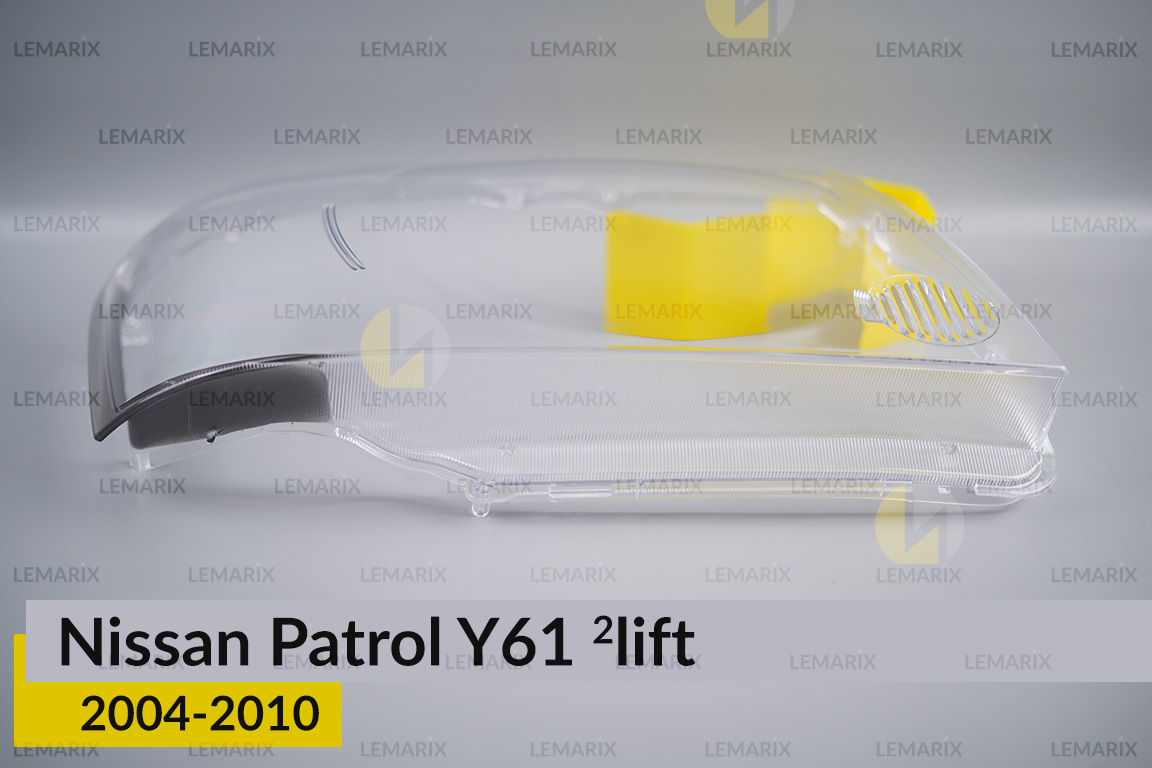 Стекло фары Nissan Patrol Y61 (2004-2010) 2 рест правое