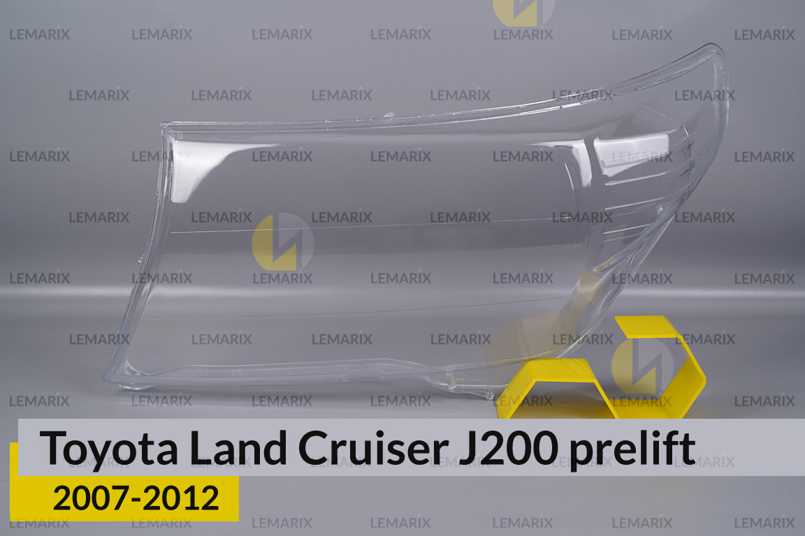 Скло фари Toyota Land Cruiser J200 (2007-2012) дорест ліве