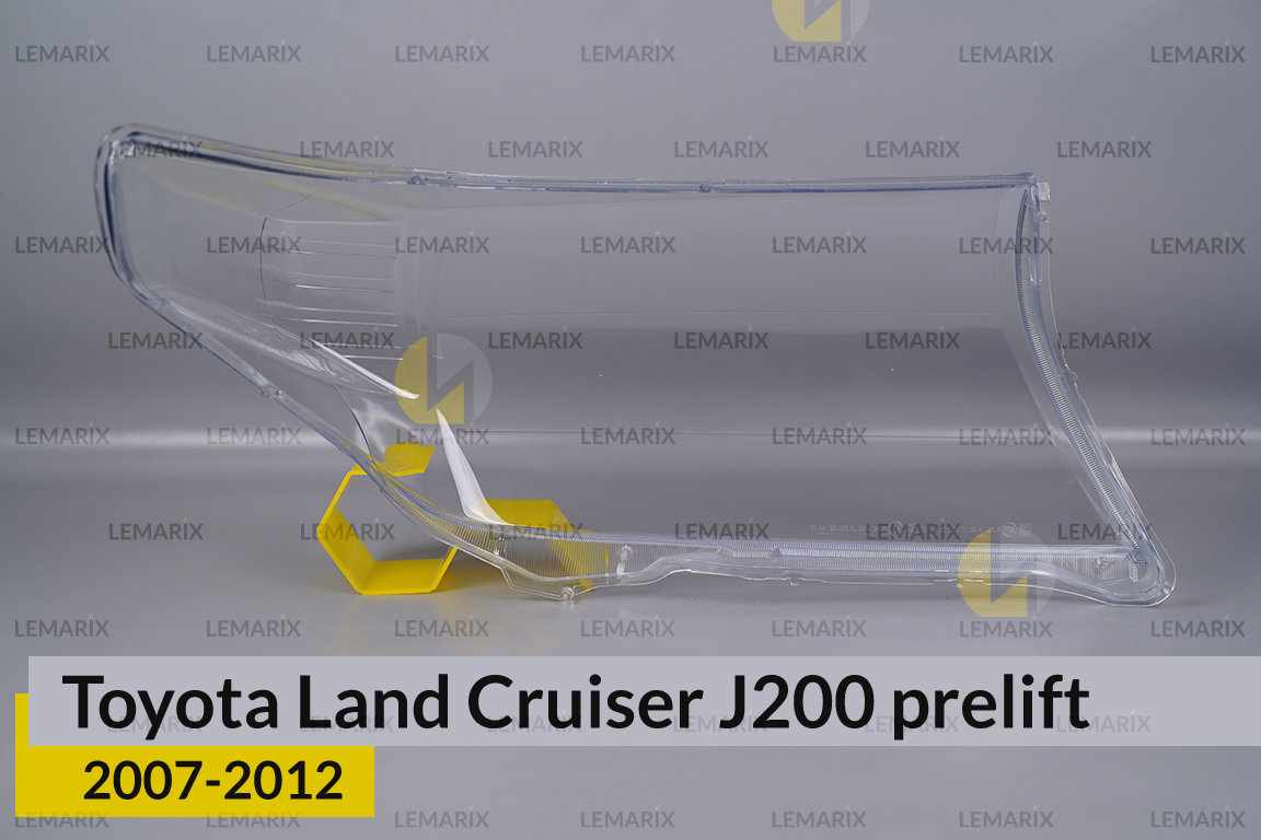 Скло фари Toyota Land Cruiser J200 (2007-2012) дорест ліве