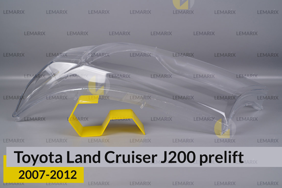 Скло фари Toyota Land Cruiser J200 (2007-2012) дорест ліве