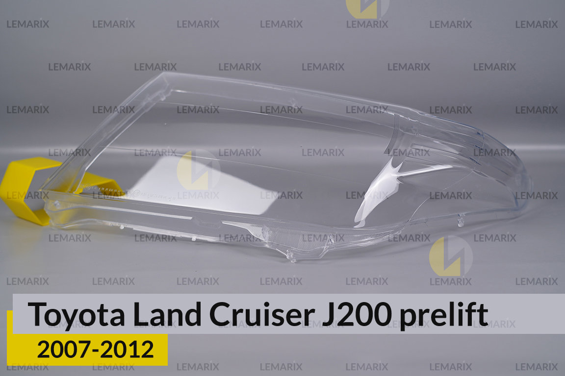 Скло фари Toyota Land Cruiser J200 (2007-2012) дорест ліве
