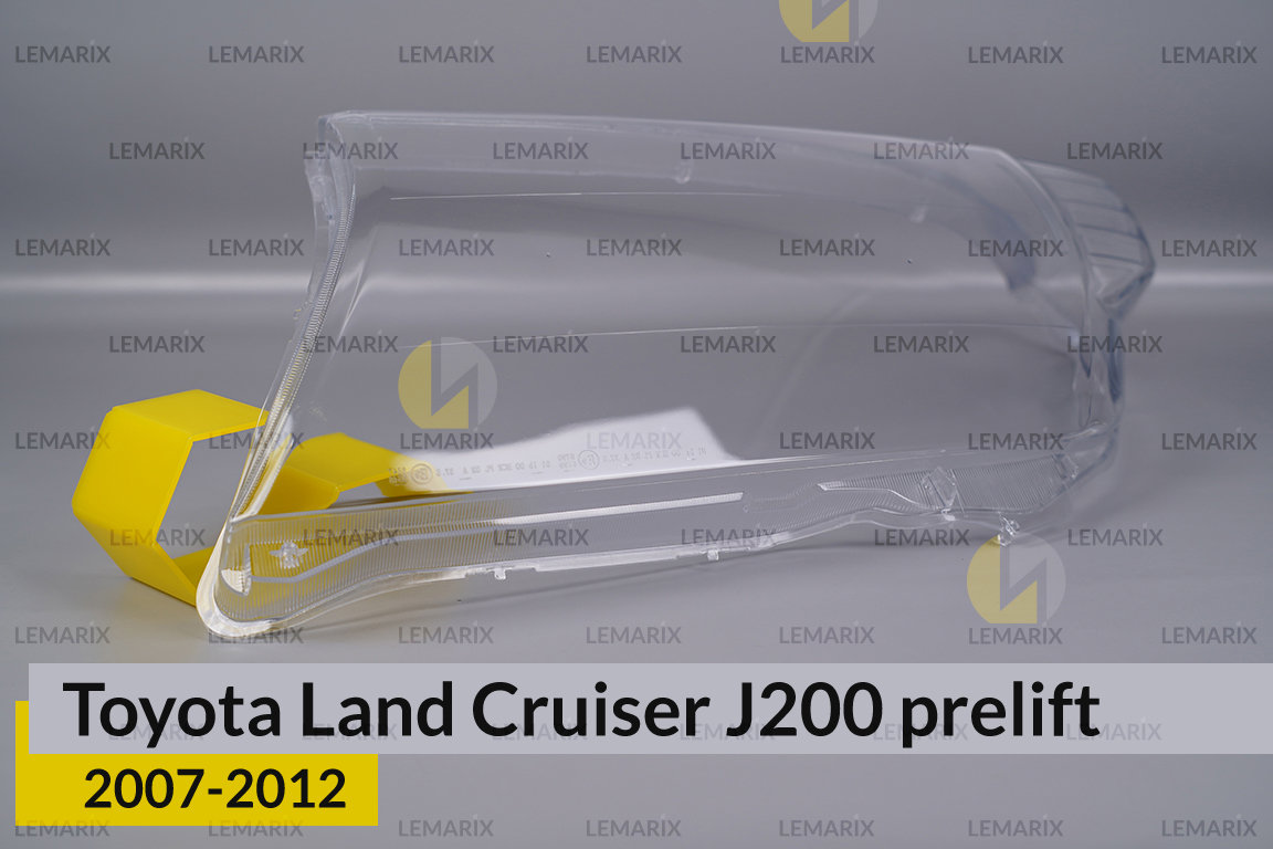 Скло фари Toyota Land Cruiser J200 (2007-2012) дорест ліве