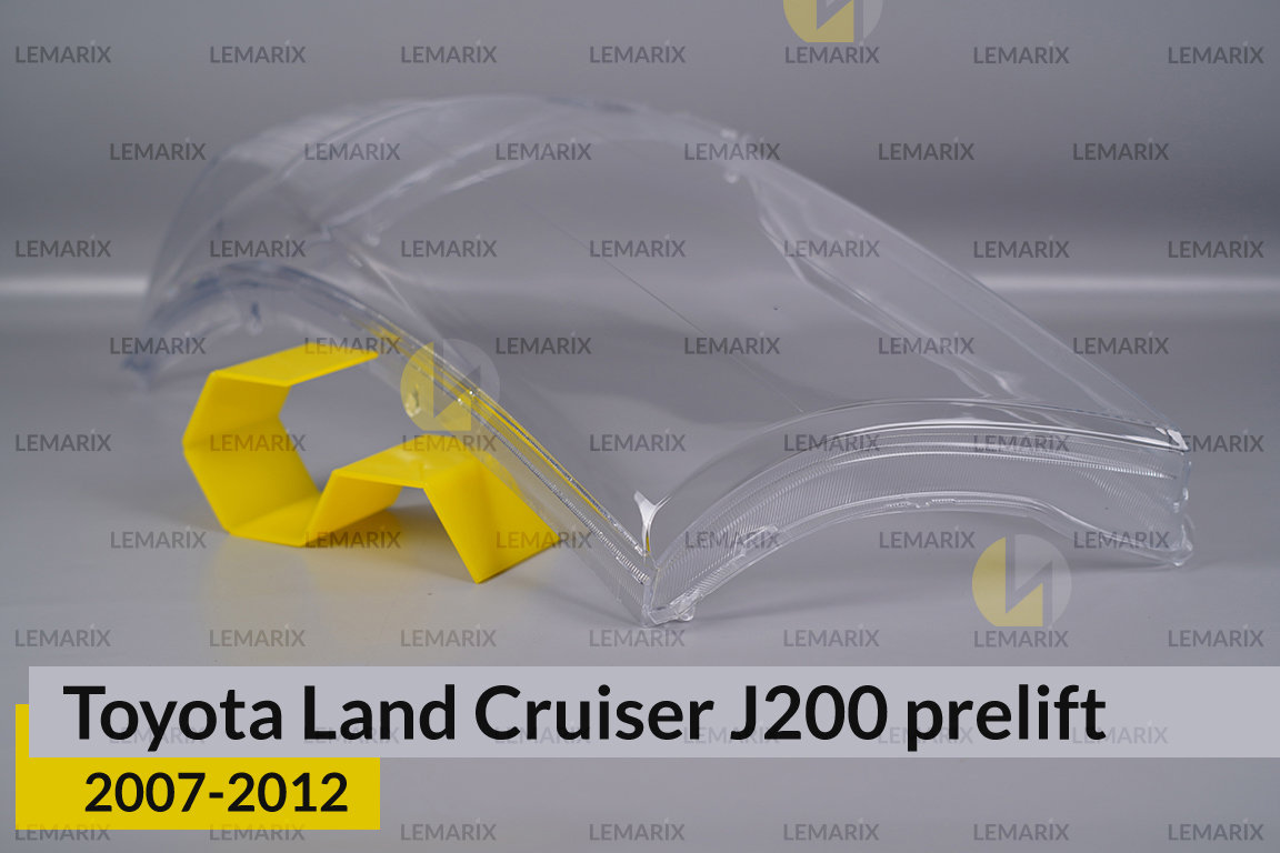 Скло фари Toyota Land Cruiser J200 (2007-2012) дорест ліве