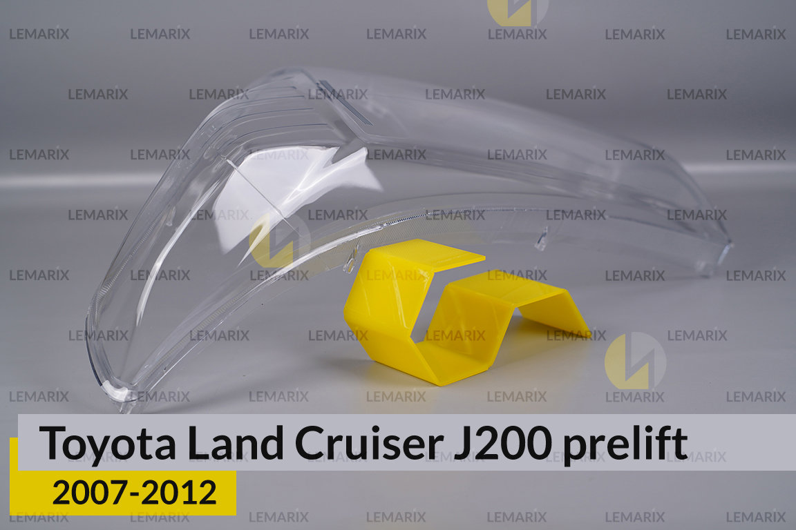 Скло фари Toyota Land Cruiser J200 (2007-2012) дорест ліве