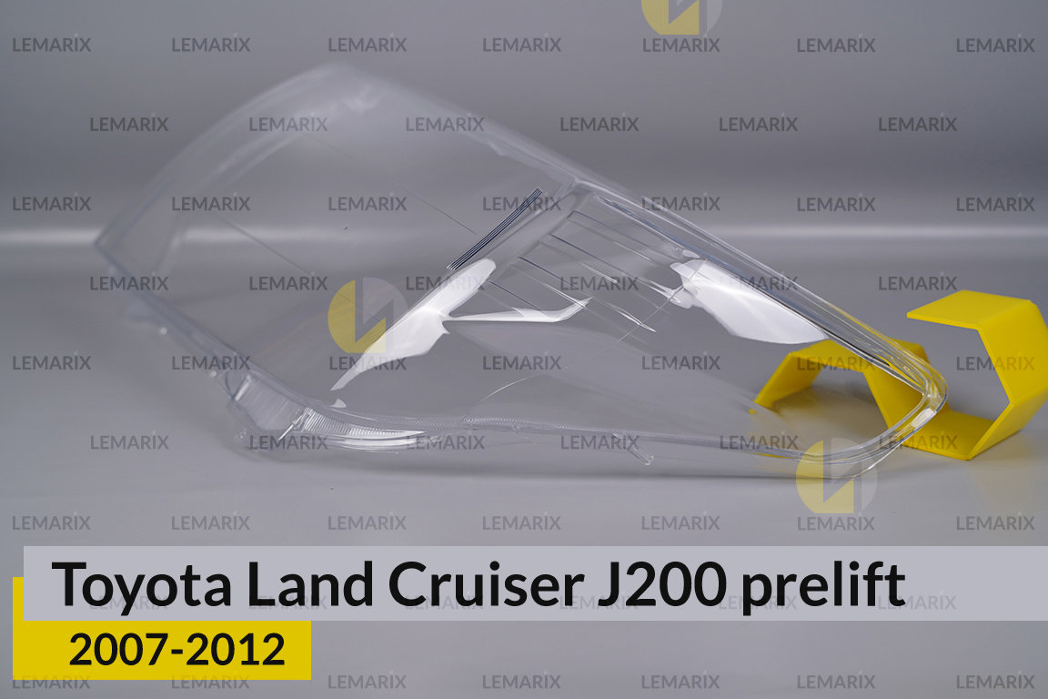 Скло фари Toyota Land Cruiser J200 (2007-2012) дорест ліве