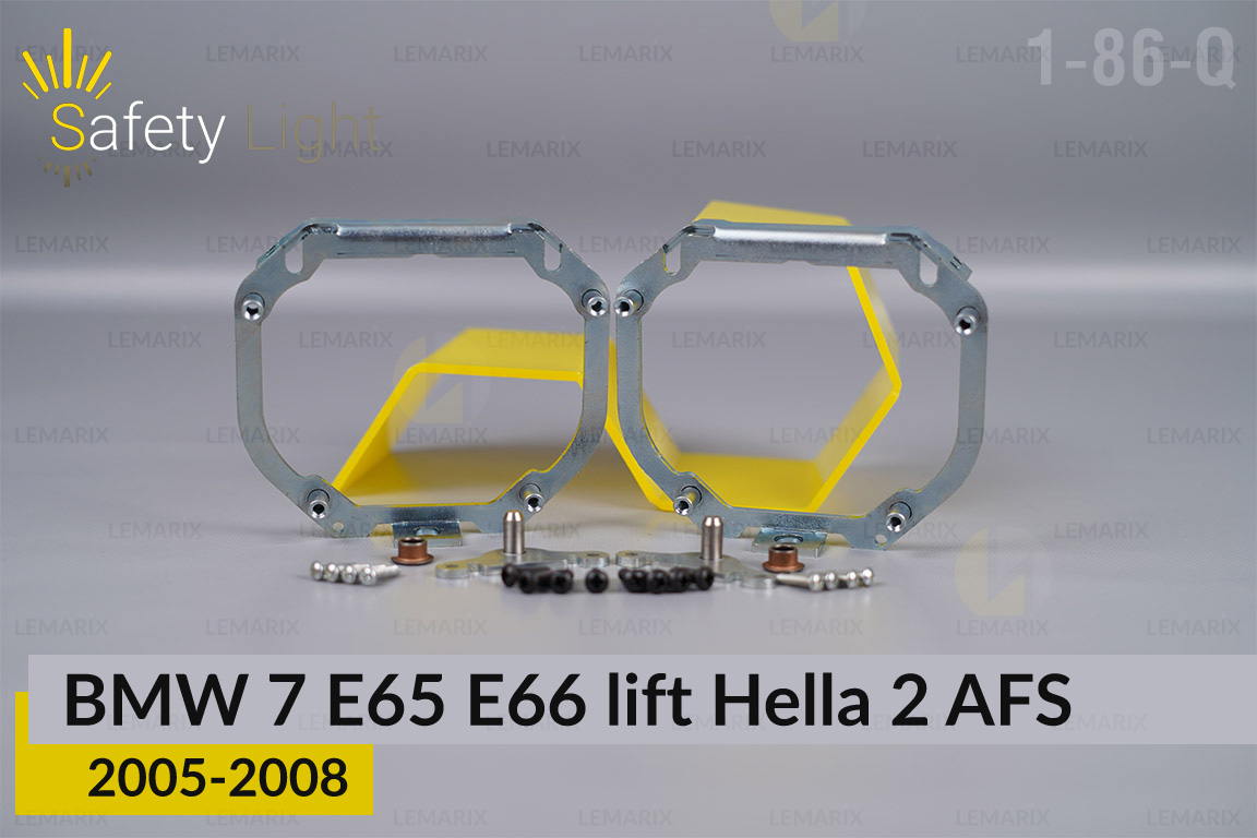 Переходная рамка для BMW 7 E65 E66 Hella 2 AFS (2005-2008) рест